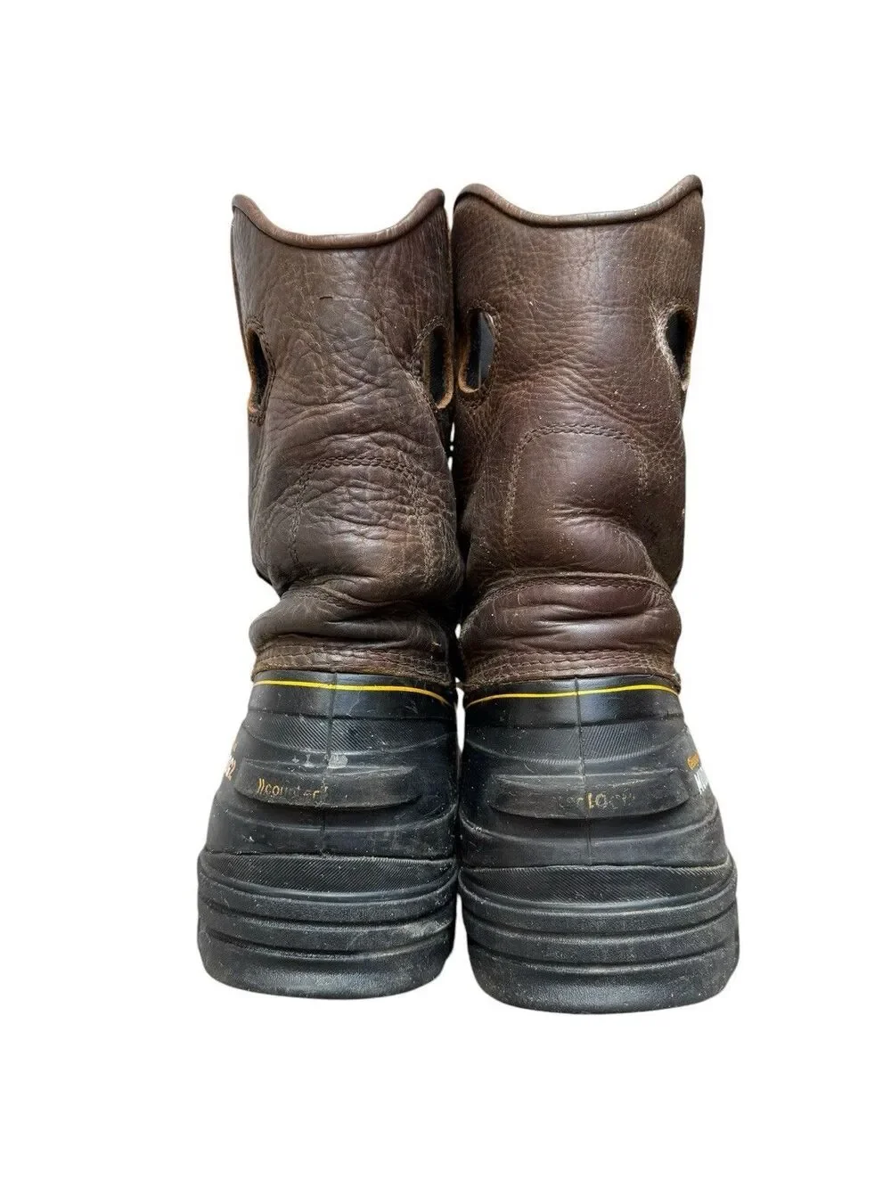 Georgia Boot Muddog 2 Men's 12 M Waterproof Pull On Work Wellington Boots Brown